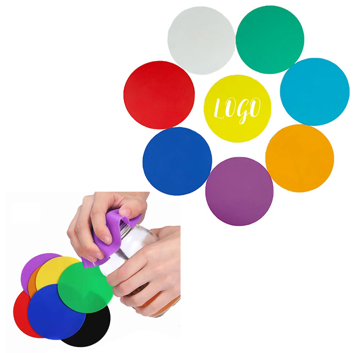 Solid Color Silicone Grip Pad 1