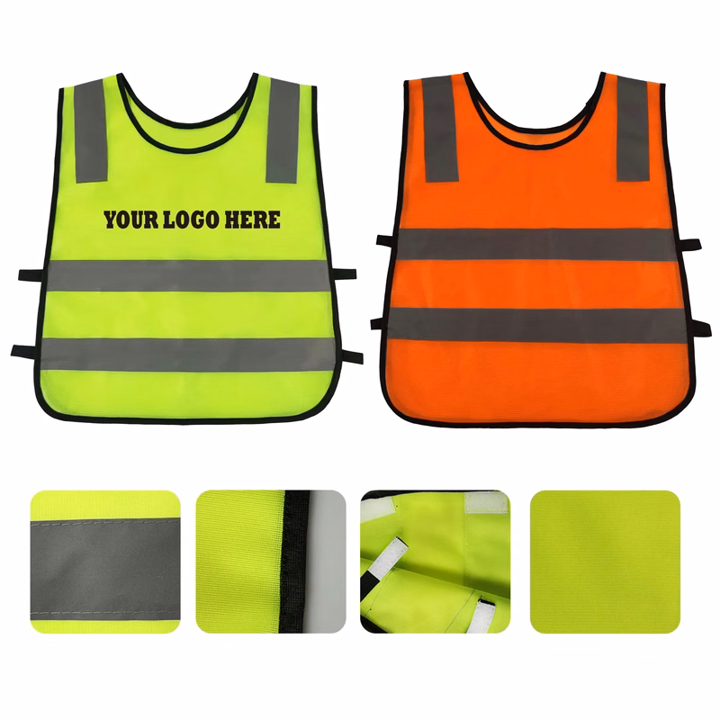 High Visibility Reflective Vest For Kids MOQ 100PCS