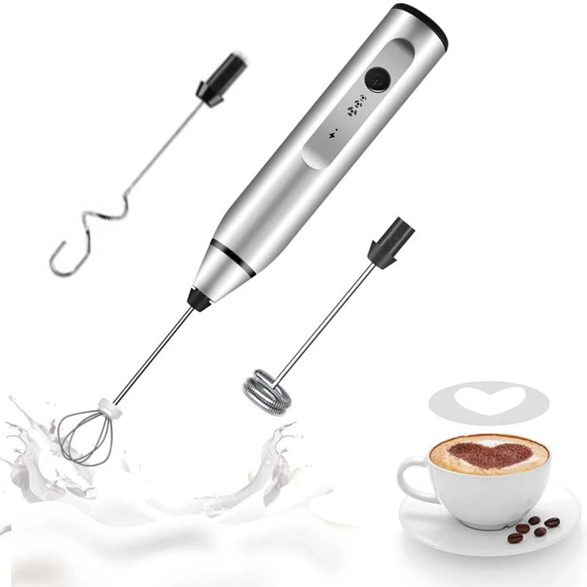 Electric Milk Whisk Frother 1