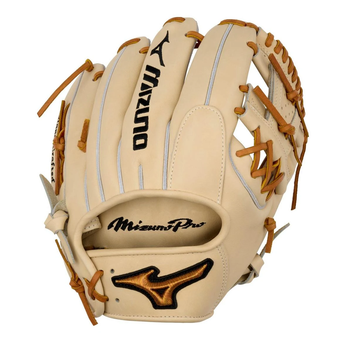 GMP-4000S Mizuno Pro, Premium Infielder Baseball Glove, 11.5", Shallow Pocket, Deep 3 N Web 1
