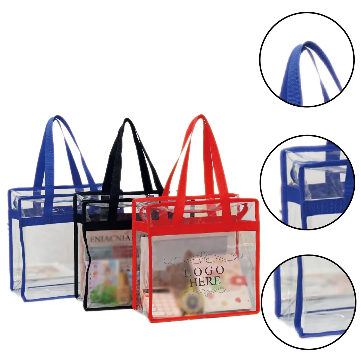 Custom Printed Tote-Clear 1