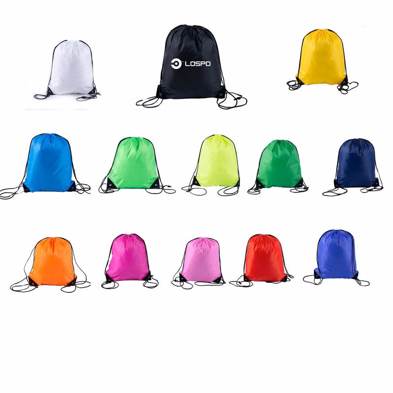 Portable Sports Drawstring Backpack MOQ 100Pcs