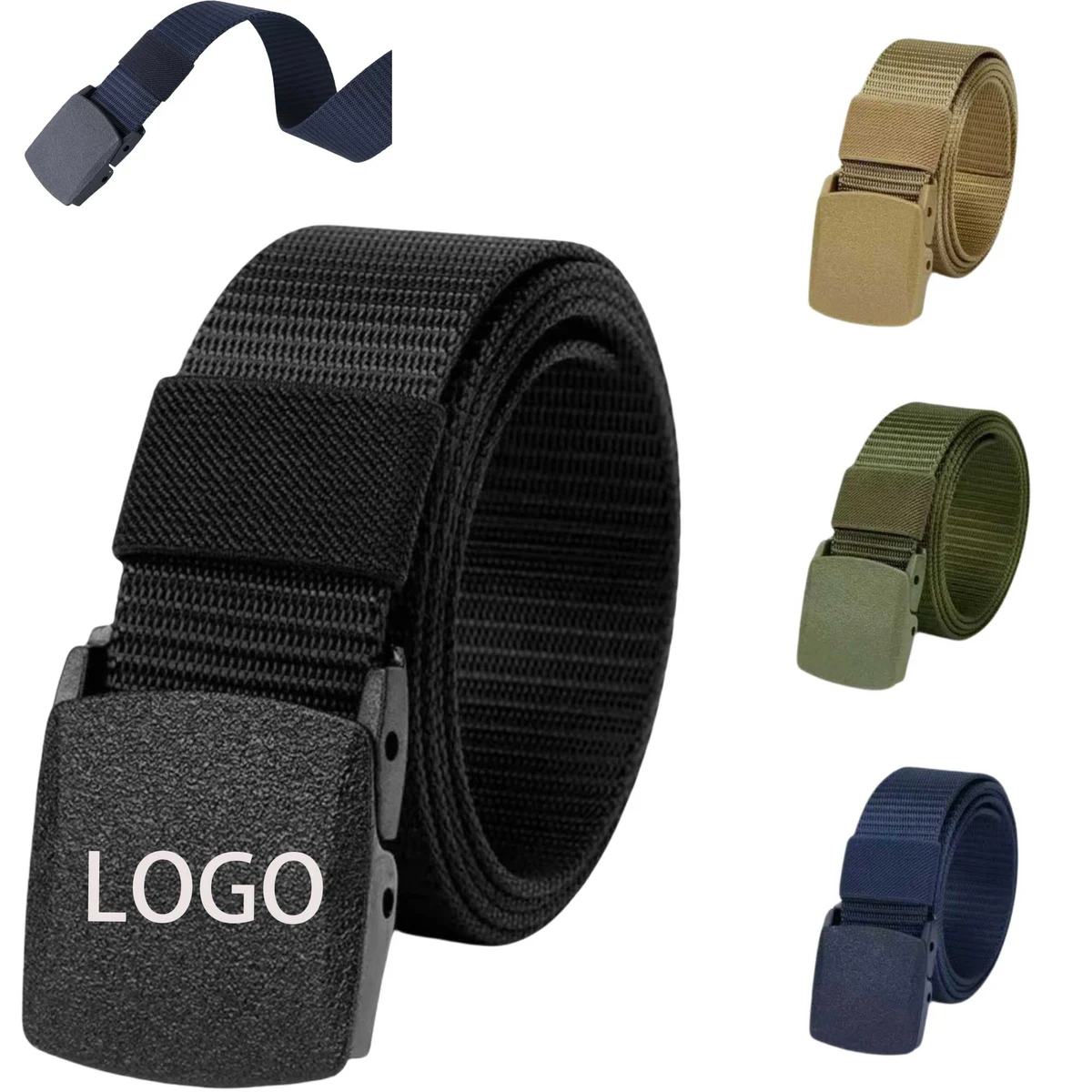 Military Canvas Outdoor Metal-free Belt 1