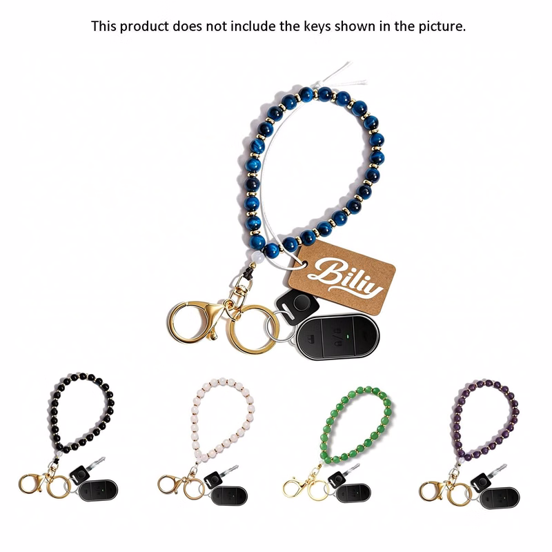 Beaded Car Key Chain Bracelet for Women