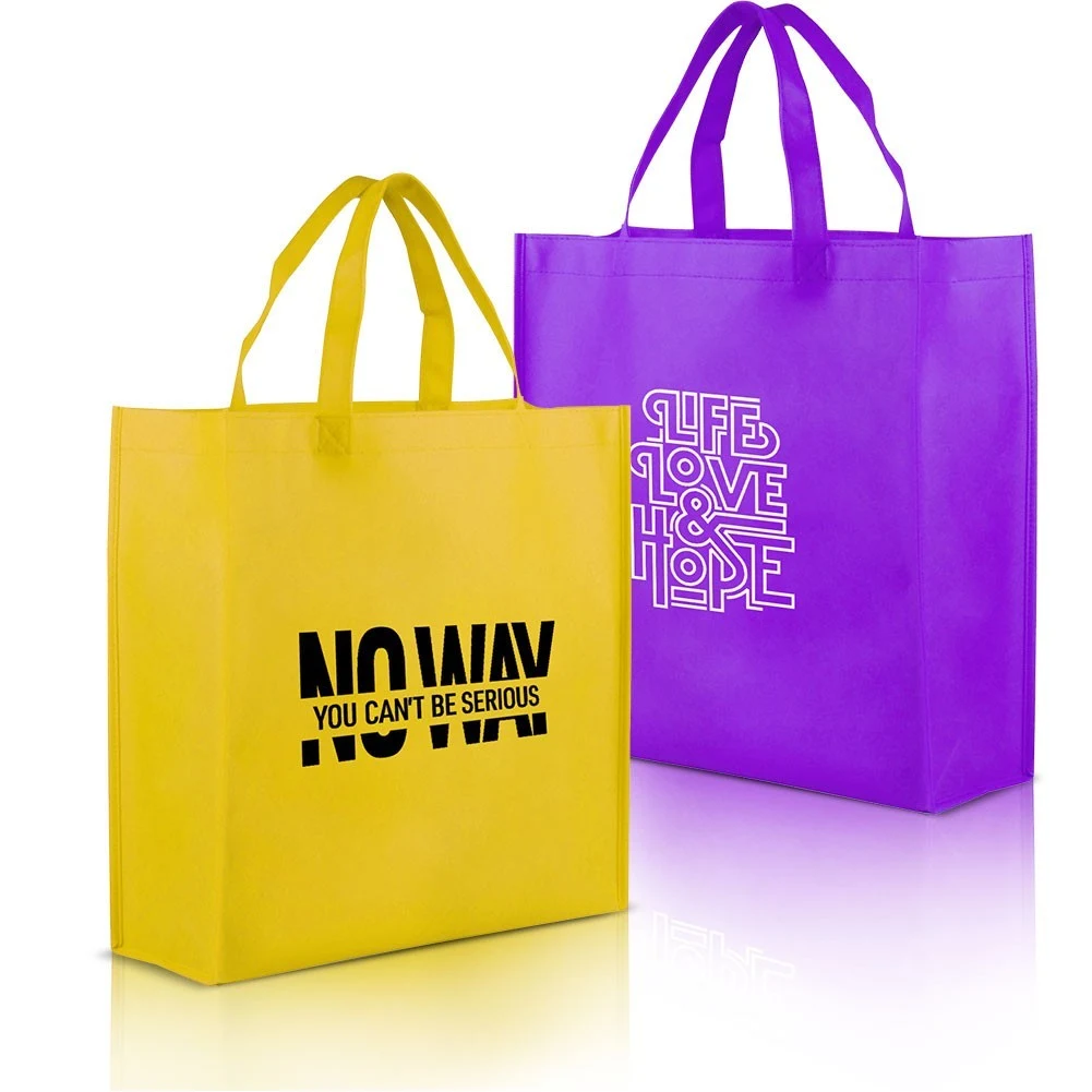 Non Woven Shopping Tote Bag ( 15'' X 15'' X 5'' ) 1