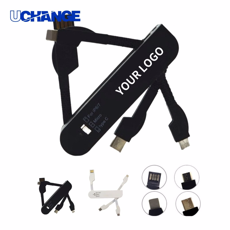 Foldable Three In One Charging Cable