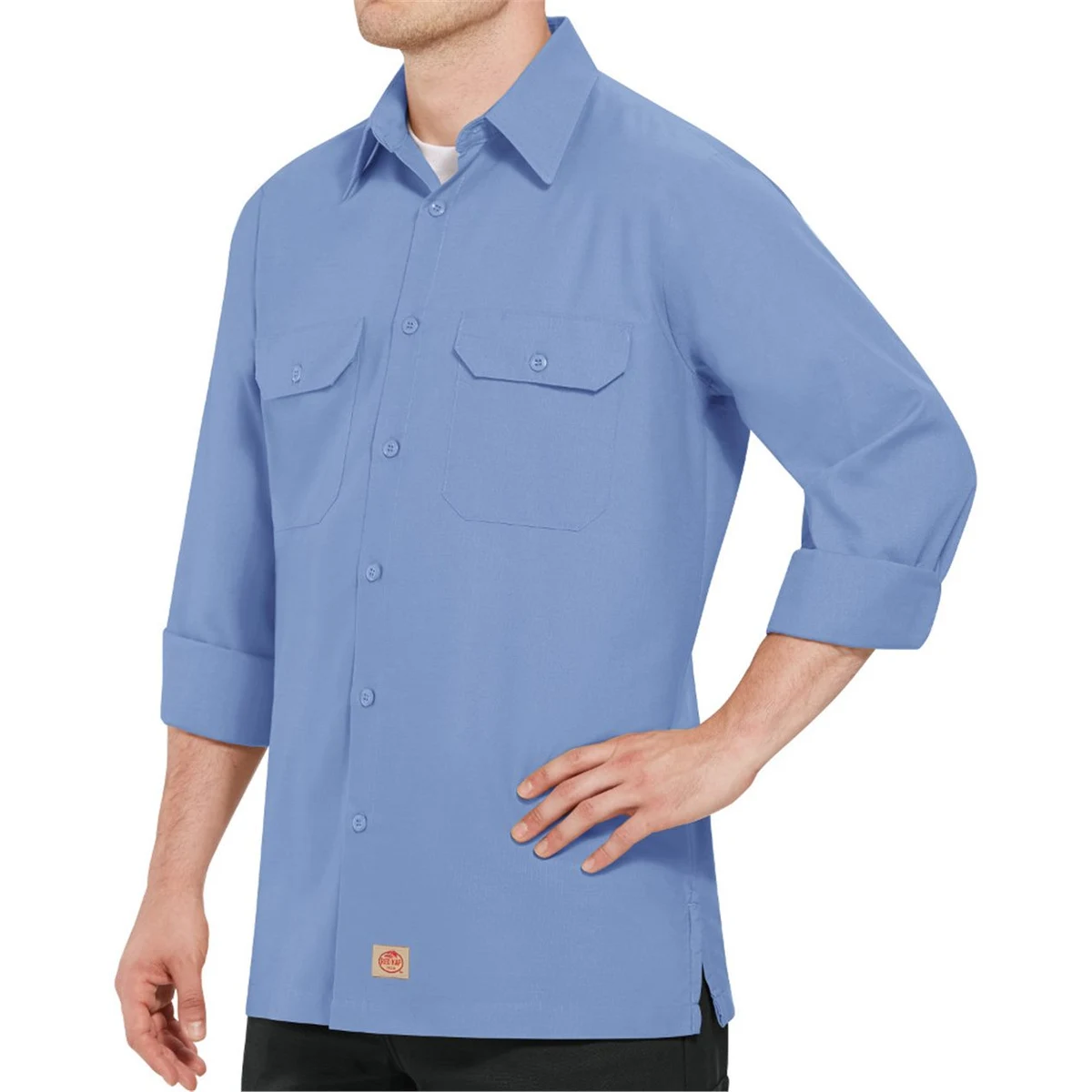 Men's Tall Ripstop Long Sleeve Shirt - SY50T 1