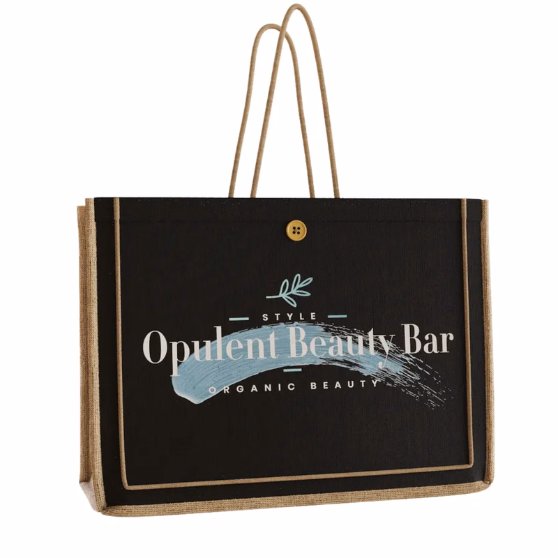 Paradise Jute Tote Bag