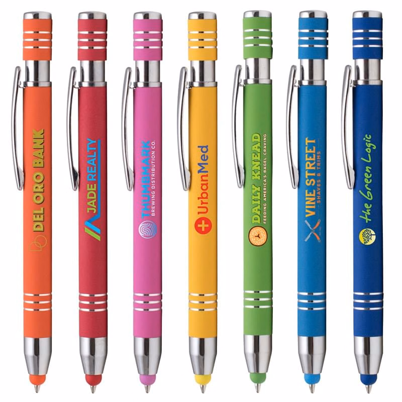 Marin Softy w/ Stylus - Full Color- Full Color Metal Pen