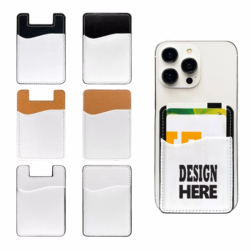 Cell Phone Leather Card Holder
