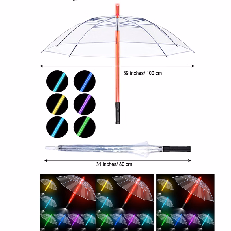 Laser Sword Light up Golf Umbrella