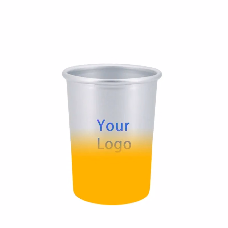 15oz Reusable Color Changing Aluminum Cup