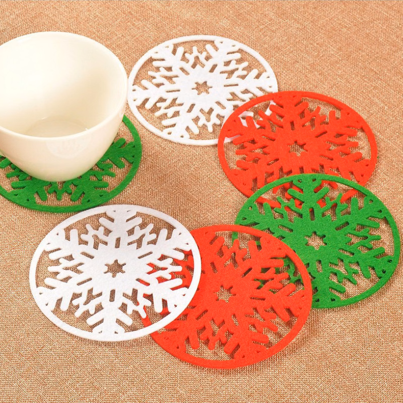 Snowflake Felt Coaster