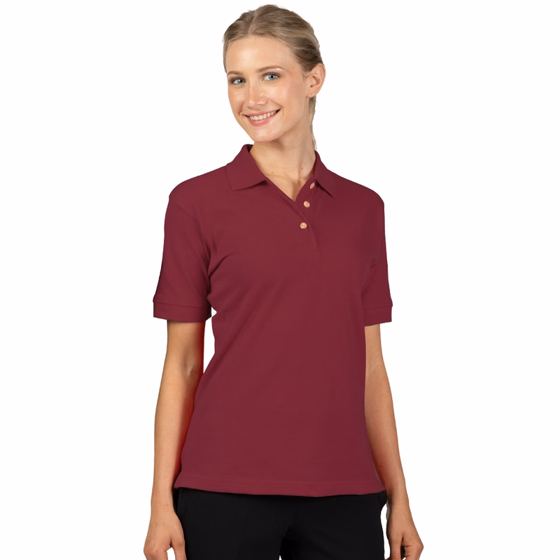 Ladies' 100% Cotton Pique Polo