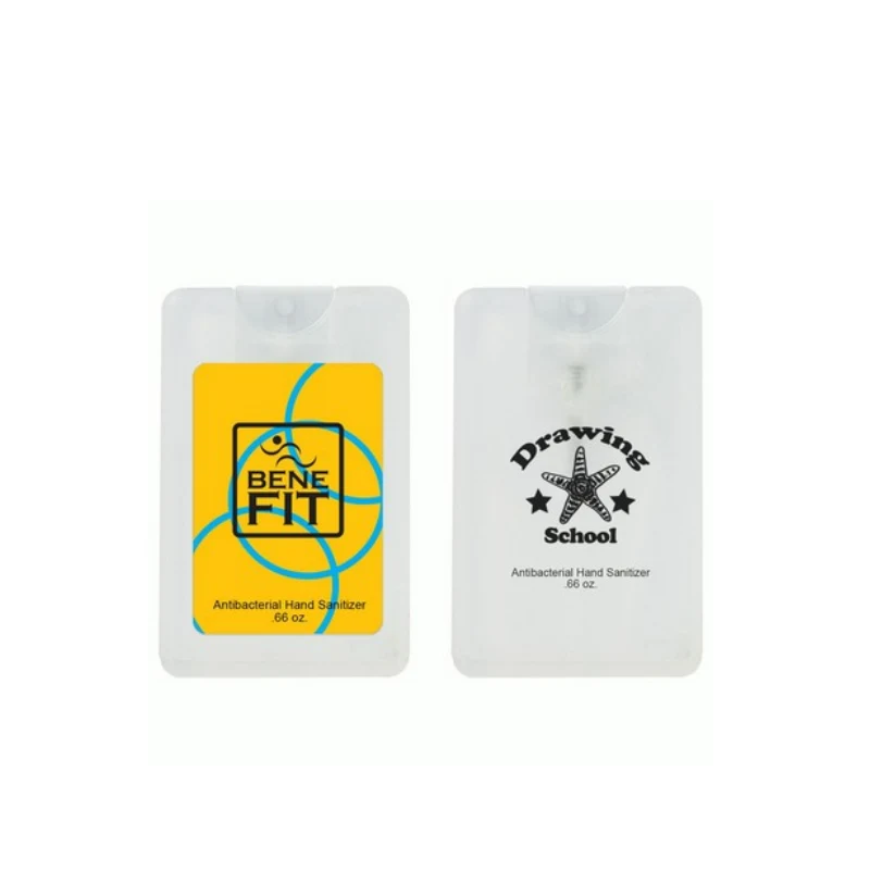 Credit Card Style 20ML 0.64OZ Antibacterial Hand Sanitizer Spray 1