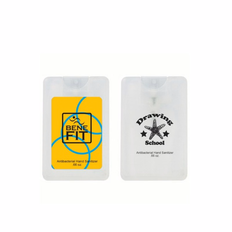 Credit Card Style 20ML 0.64OZ Antibacterial Hand Sanitizer Spray