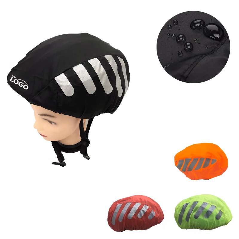MOQ50 Bicycle Waterproof Reflective Helmet Cover