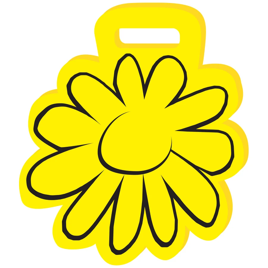 15.5" Flower Weatherproof Econo Cushion 3/8" 1