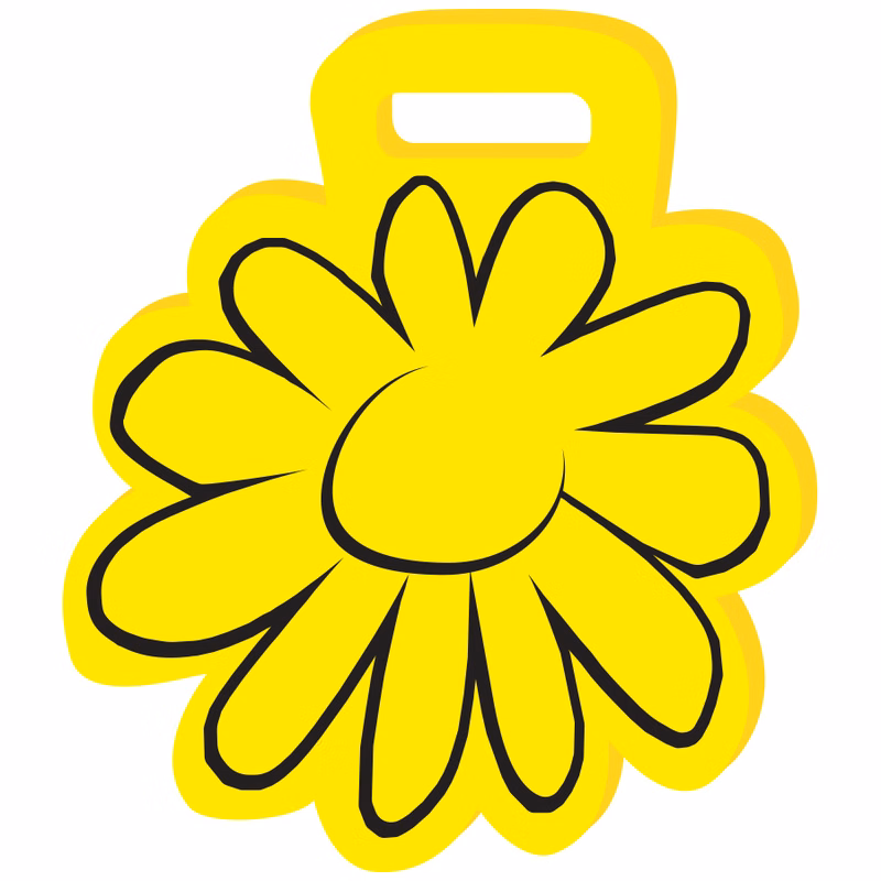 15.5" Flower Weatherproof Econo Cushion 3/8"
