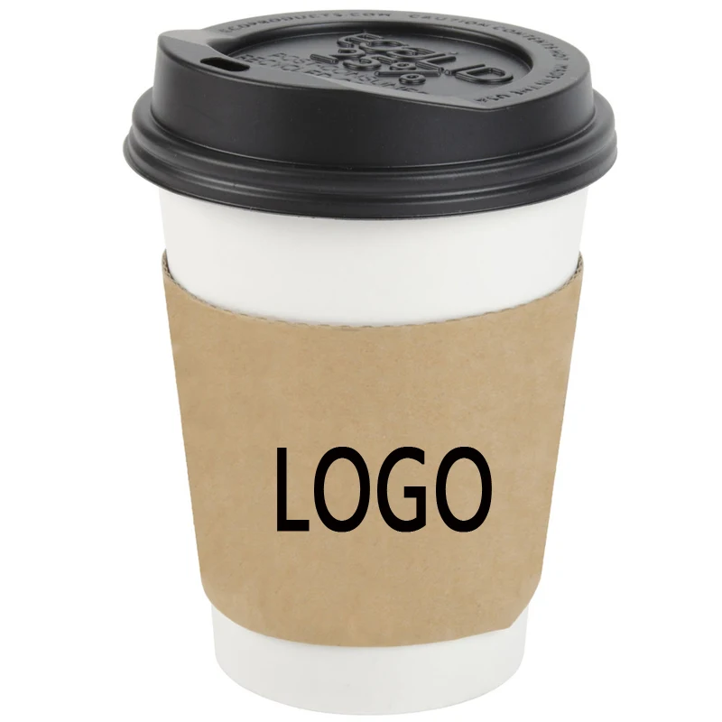 Kraft Paper Coffee Sleeves 1