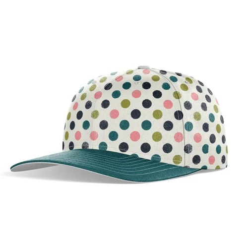 Sublimation 5 Panel Cap - High, Medium, Or Low Crown - Quick Dry Poly 1