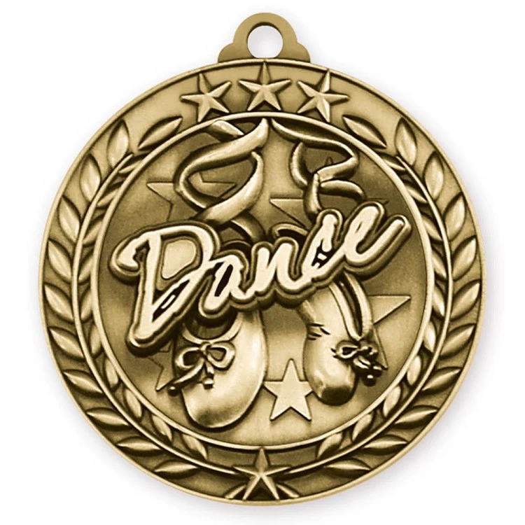 Dance Wreath Award Medallion (1-3/4") 1