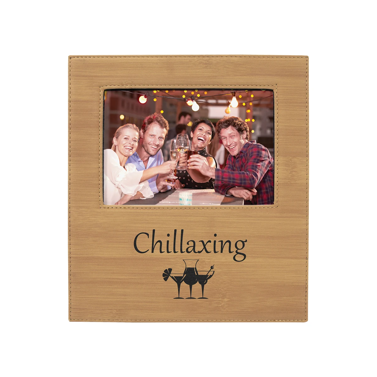 5" x 7" Bamboo Leatherette Photo Frame 1