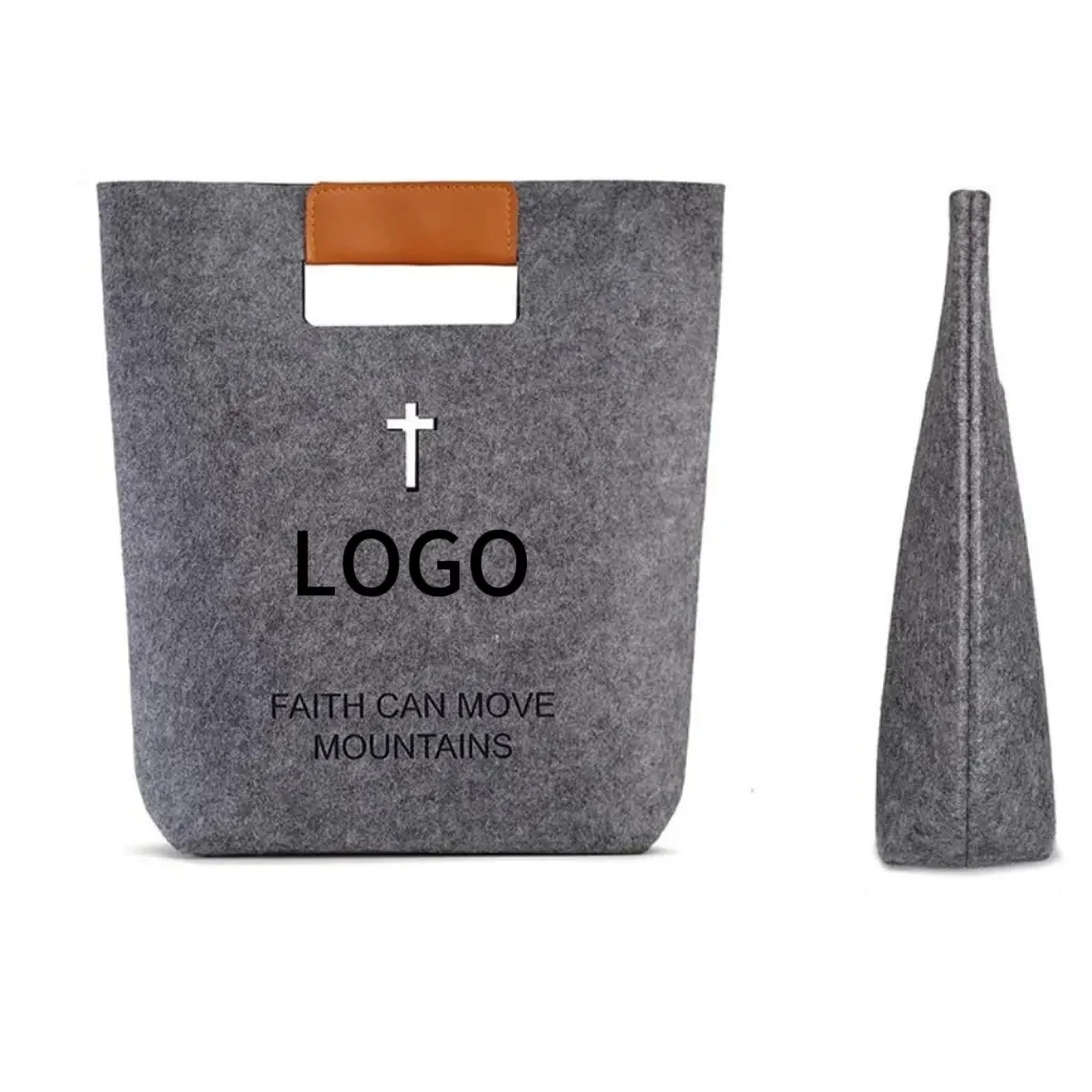 13.4 Customizable gift documents felt cloth magnetic bag 1