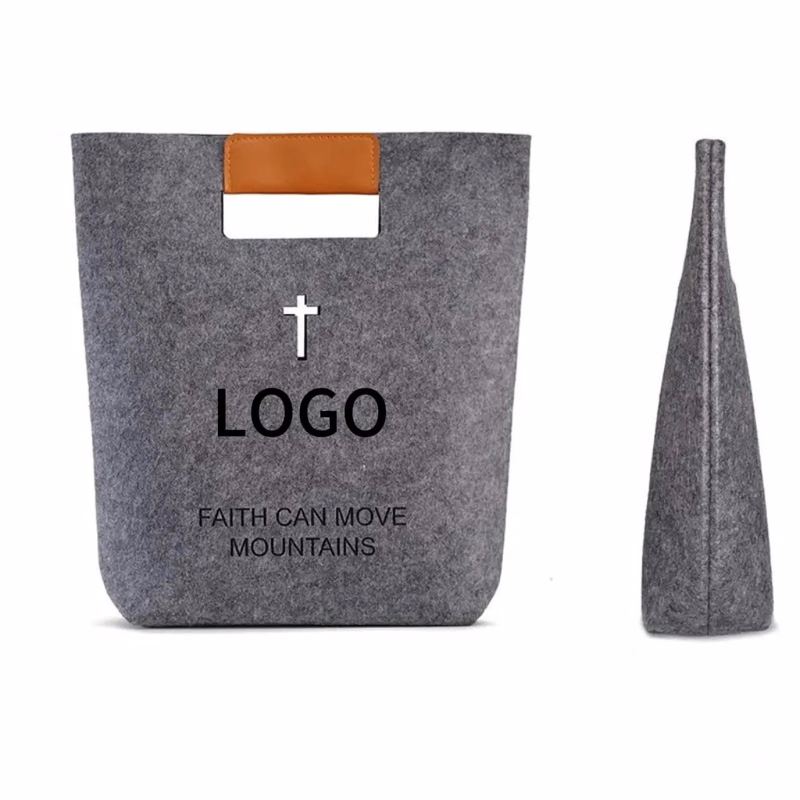 13.4 Customizable gift documents felt cloth magnetic bag