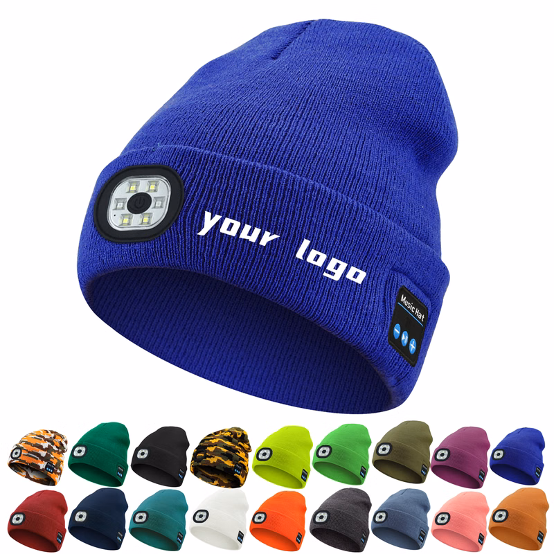Bluetooth Beanie Hat with Light