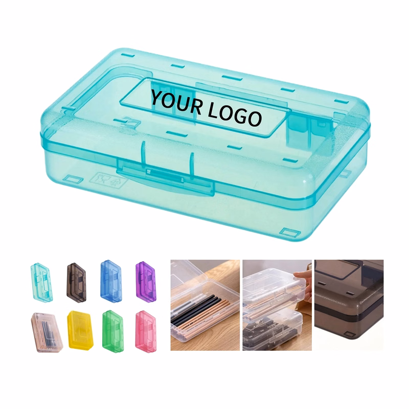 Stackable Stationery Storage Box with Clasp