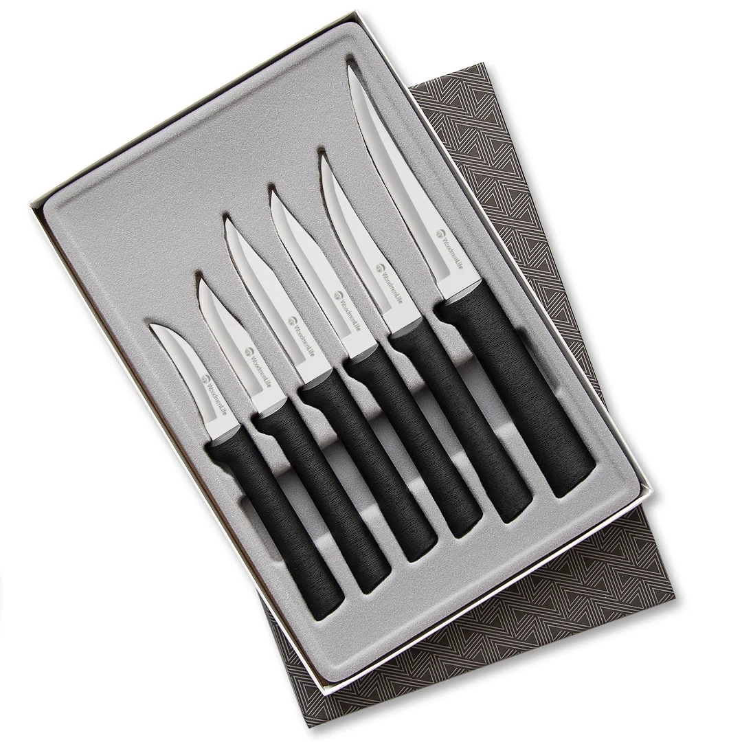 All Star Paring Knives Gift Set w/Black Handle 1