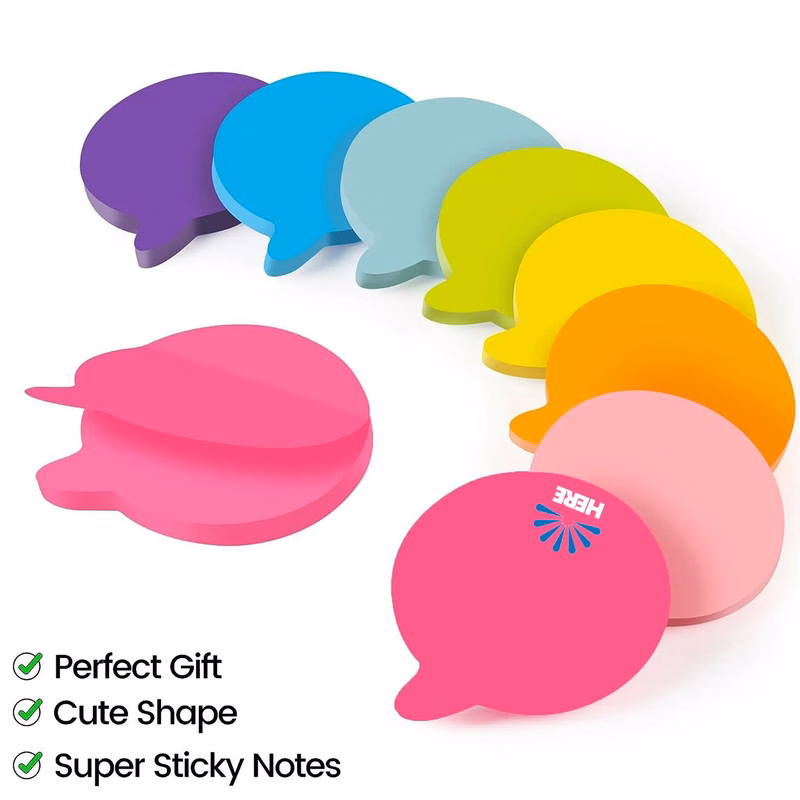 70 Pages Bright Colors Sticky Notes