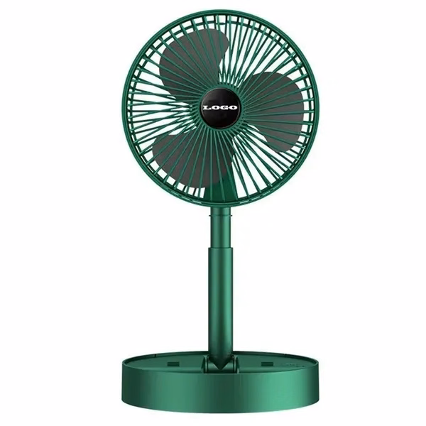 Portable Rechargeable Telescopic Folding Fan for Desk, Travel and Daily Use