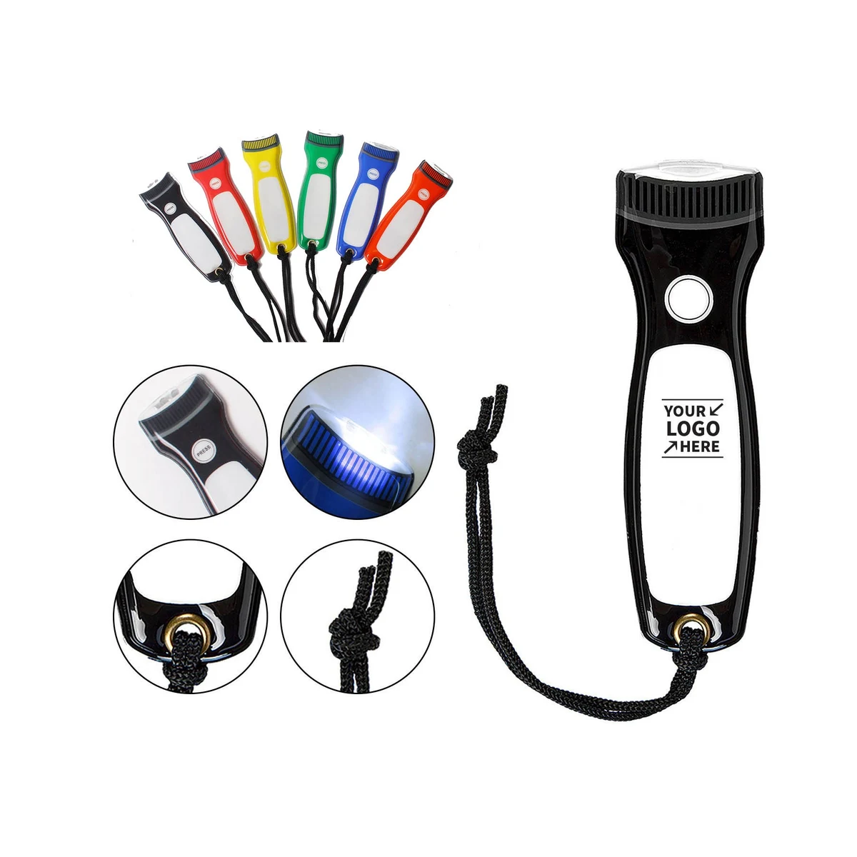 Flat LED Flashlight with Magnet 1