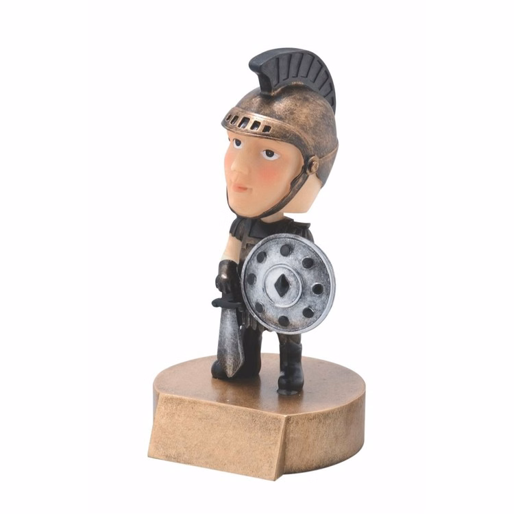 Spartan - Trojan Mascot Bobble Head Figure
