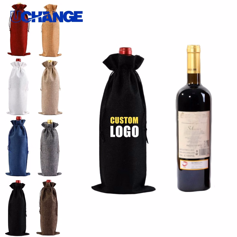 Drawstring Wine Bag Container for Gifts