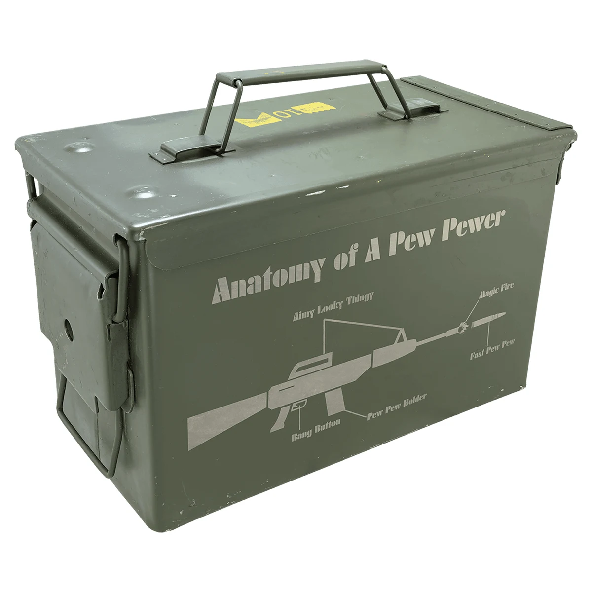 50 Caliber Army Surplus Steel Ammo Can 1