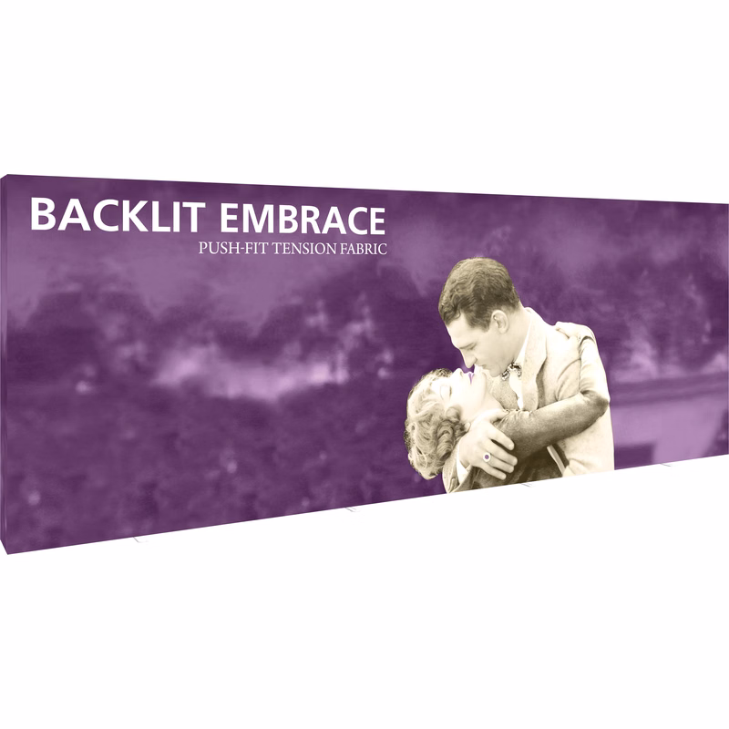 Embrace 20ft. Backlit Full Height Display & Double-Sided Graphic