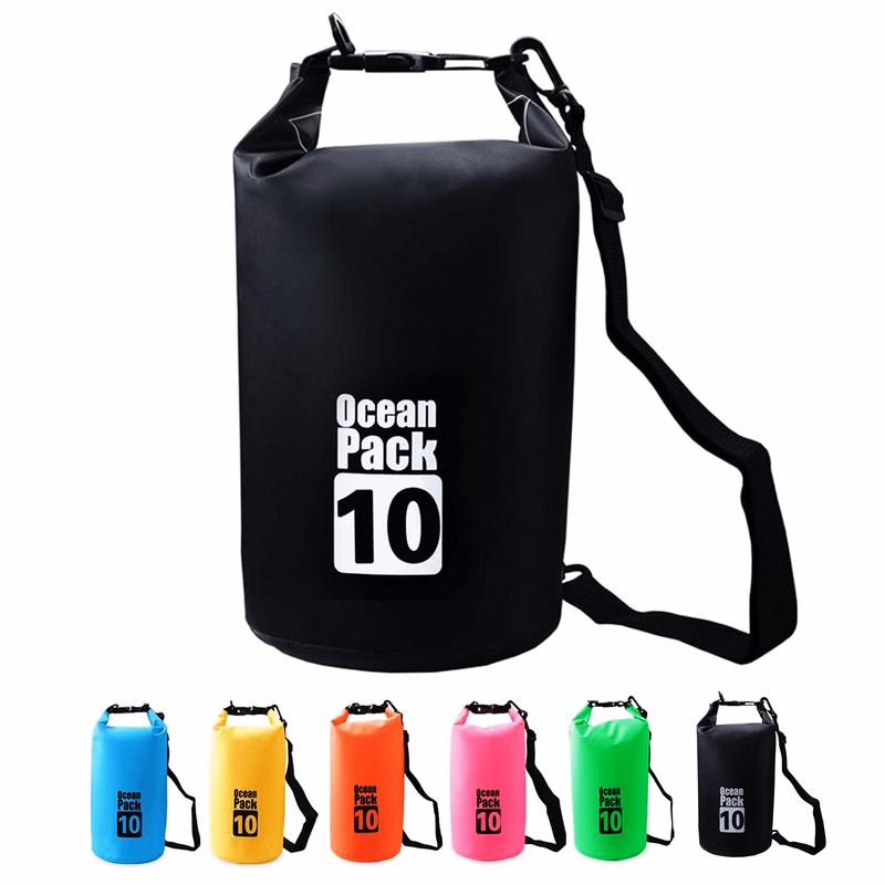 10L Waterproof Roll Top Lightweight Dry Storage Bag