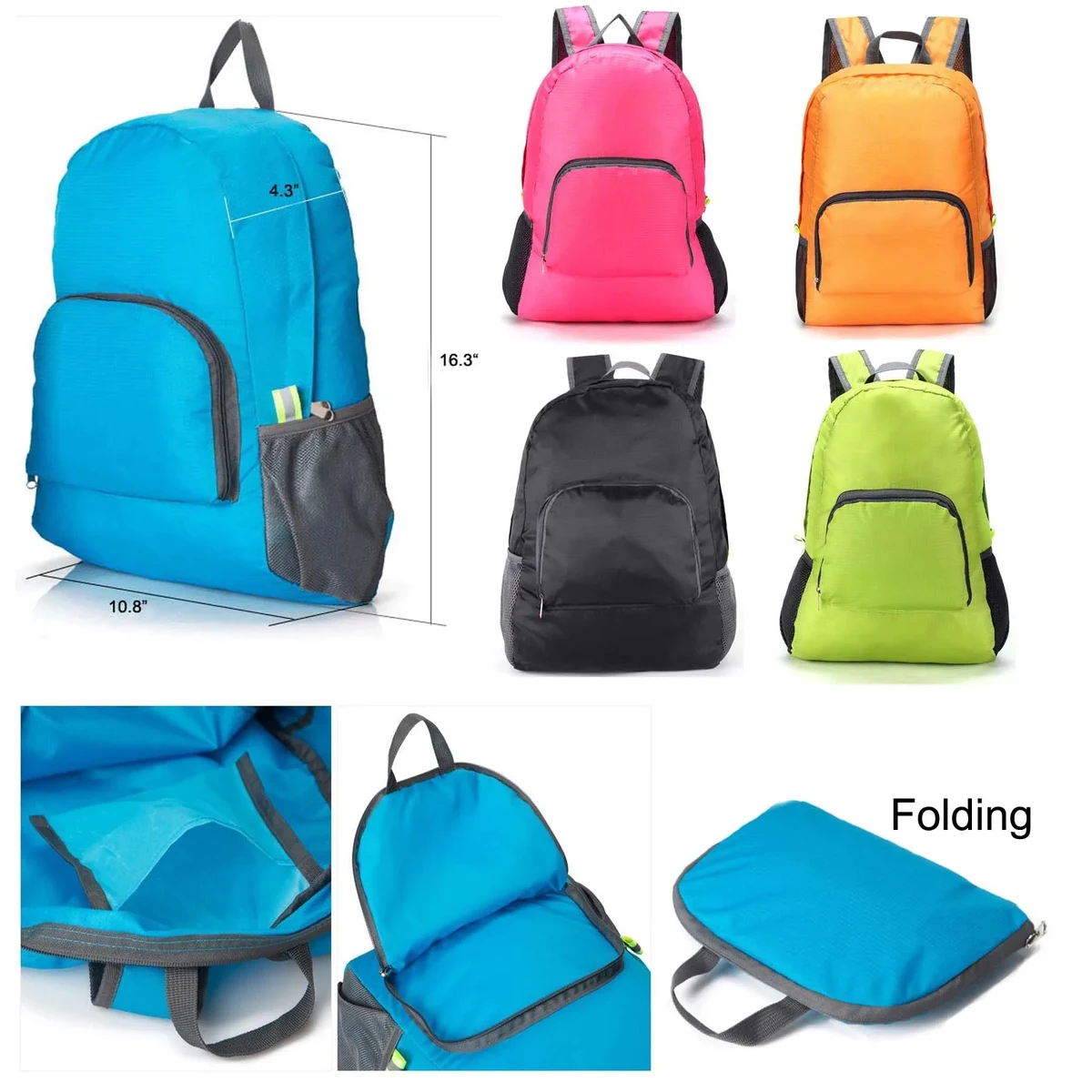 Portable Travel Sports Foldable Backpack 1
