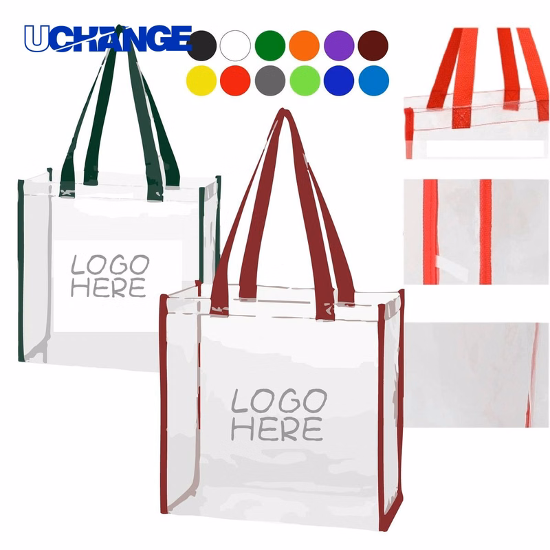Clear Vinyl Stadium Compliant Tote Bag
