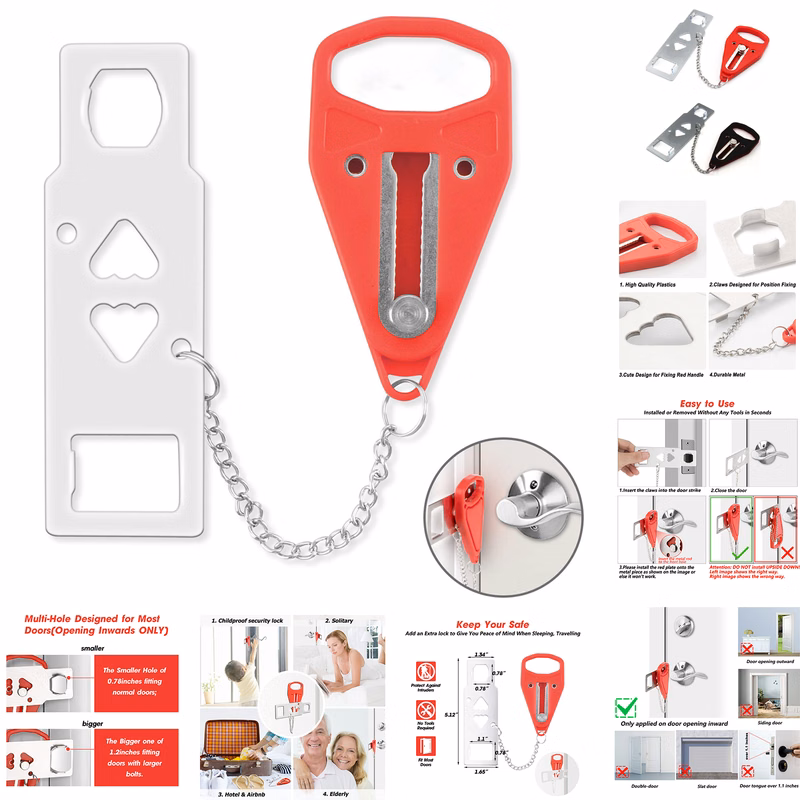 Home Security Travel Lockdown Locker Locks