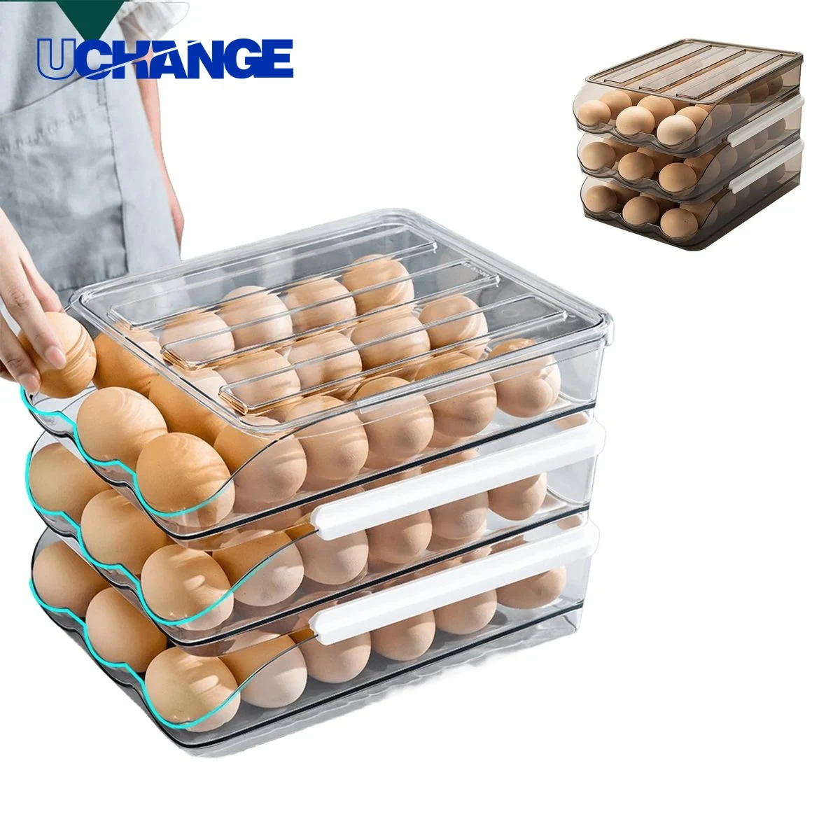 Egg Storage Box Kitchen Organizer 1