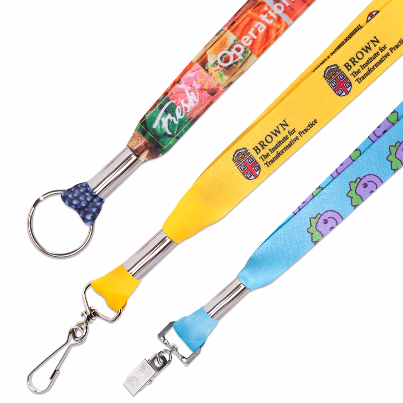 1" USA Made Dye Sublimated Lanyard