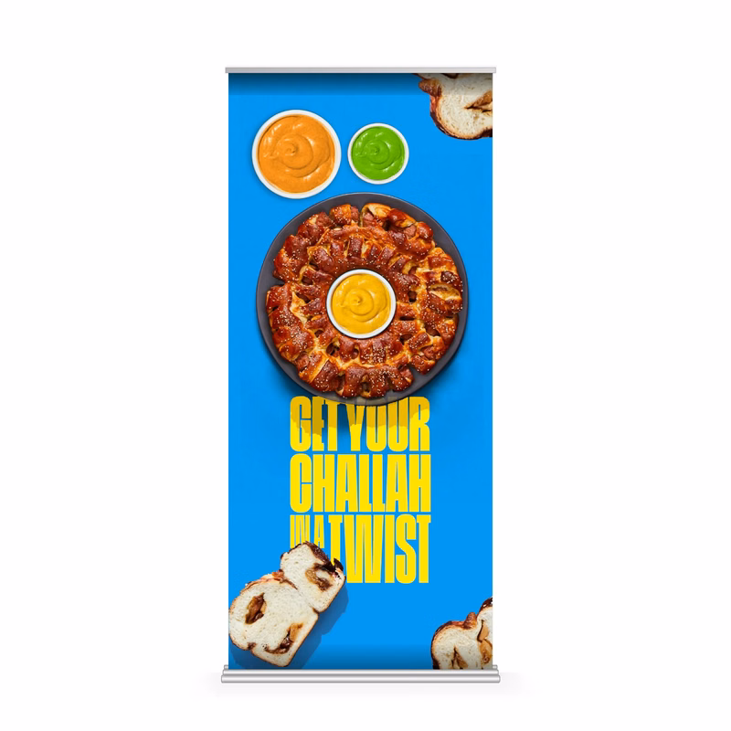 36" x 84" Wide Super Deluxe Retractable Banner Kit