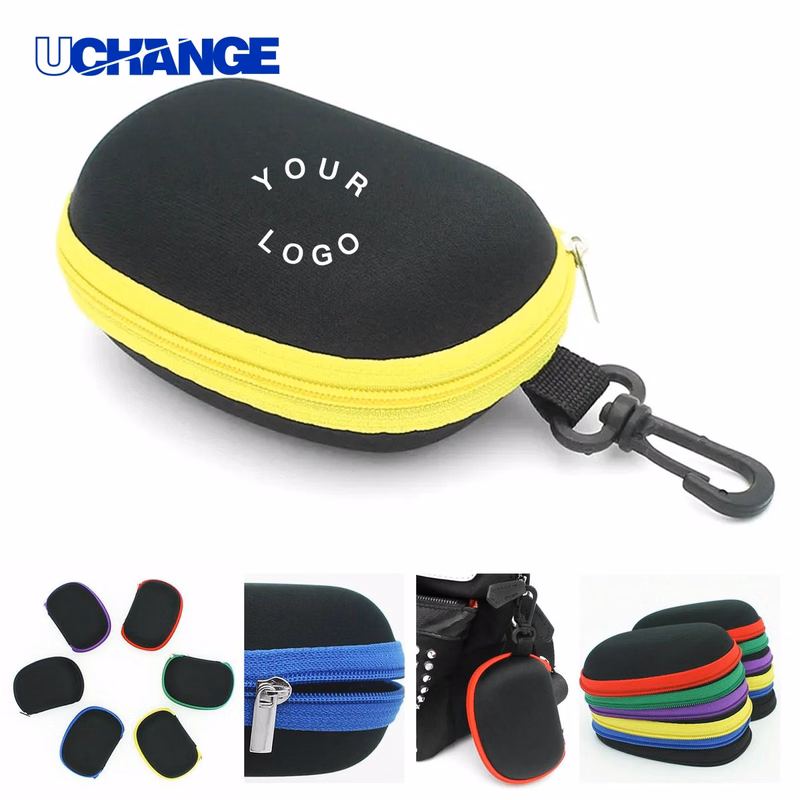 Portable Eyeglass Carry Case with Zipper