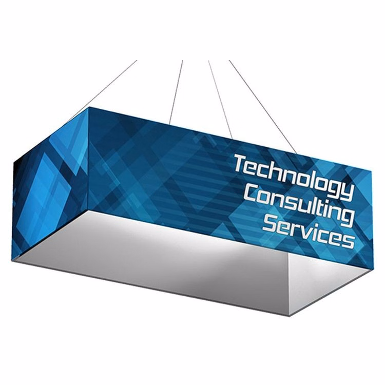 Rectangle 8' x 4' Hanging Structure & Single Sided Graphic