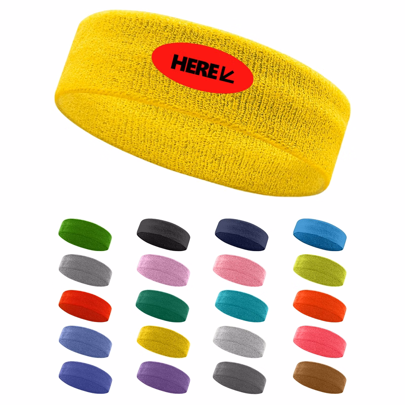 Sweat Absorbent Sport Headbands-MOQ50