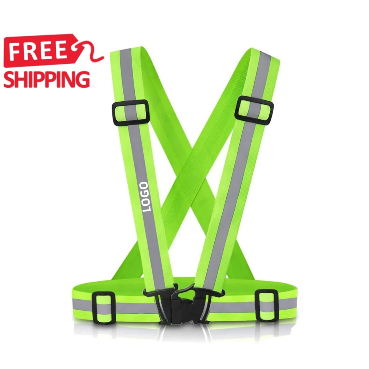 Reflective Safety Vest Running Cycling Gear 1